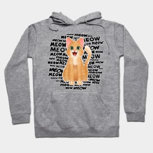 Meow T-Shirt Hoodie